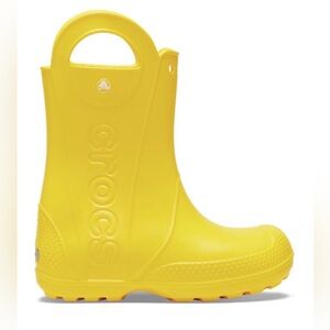 Crocs Toddler Handle It Rain Boots, yellow